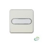 LEGRAND 069633 - Poussoir NO lumineux porte-étiquette, Plexo, Composable, Blanc