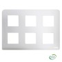 LEGRAND 078832L - Plaque de finition, pour 12 modules, blanc, Mosaic
