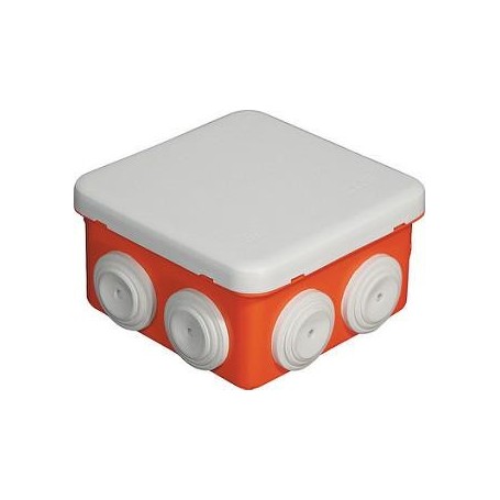 Eurohm 50104 (F) Boîte, rouge, IP55, 105x105x55mm