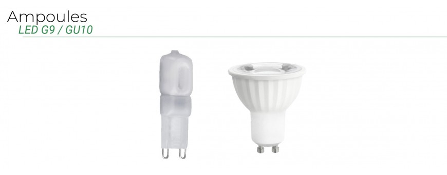 Ampoules LED GU10, MR16, E27, E14