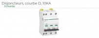 Disjoncteurs courbe D IDT40K 10KA