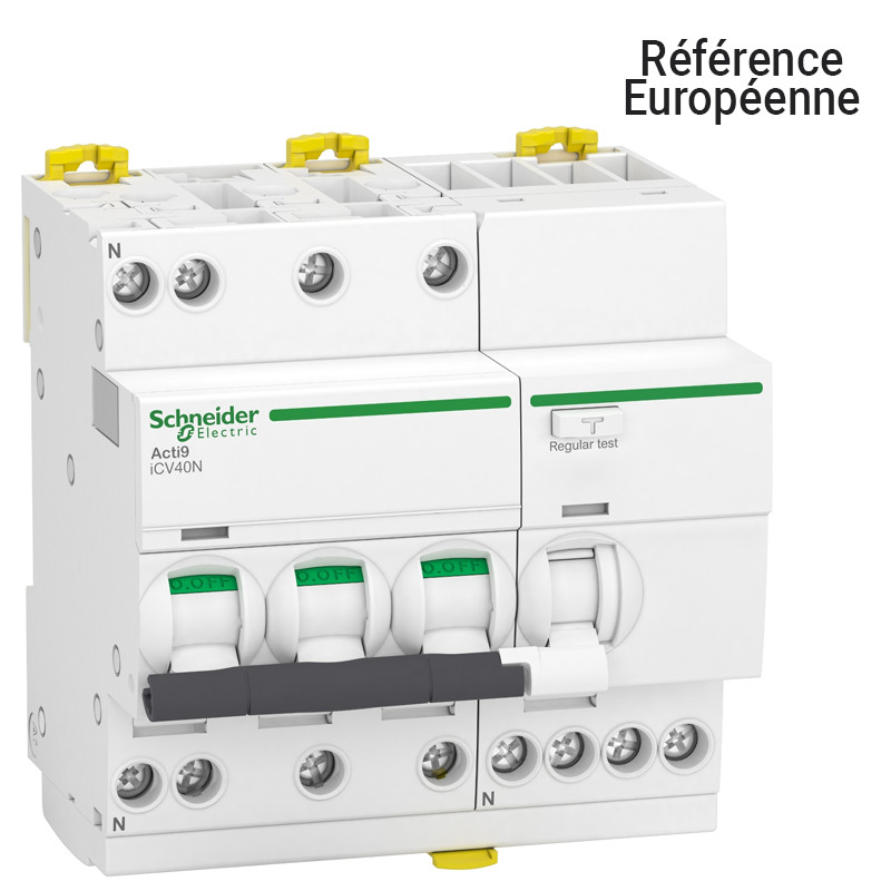 2 Disjoncteurs Magnéto-thermiques Schneider D'CLIC 25A 1P+N - 230V, Montage Rail DIN - Neufs Réf 20728