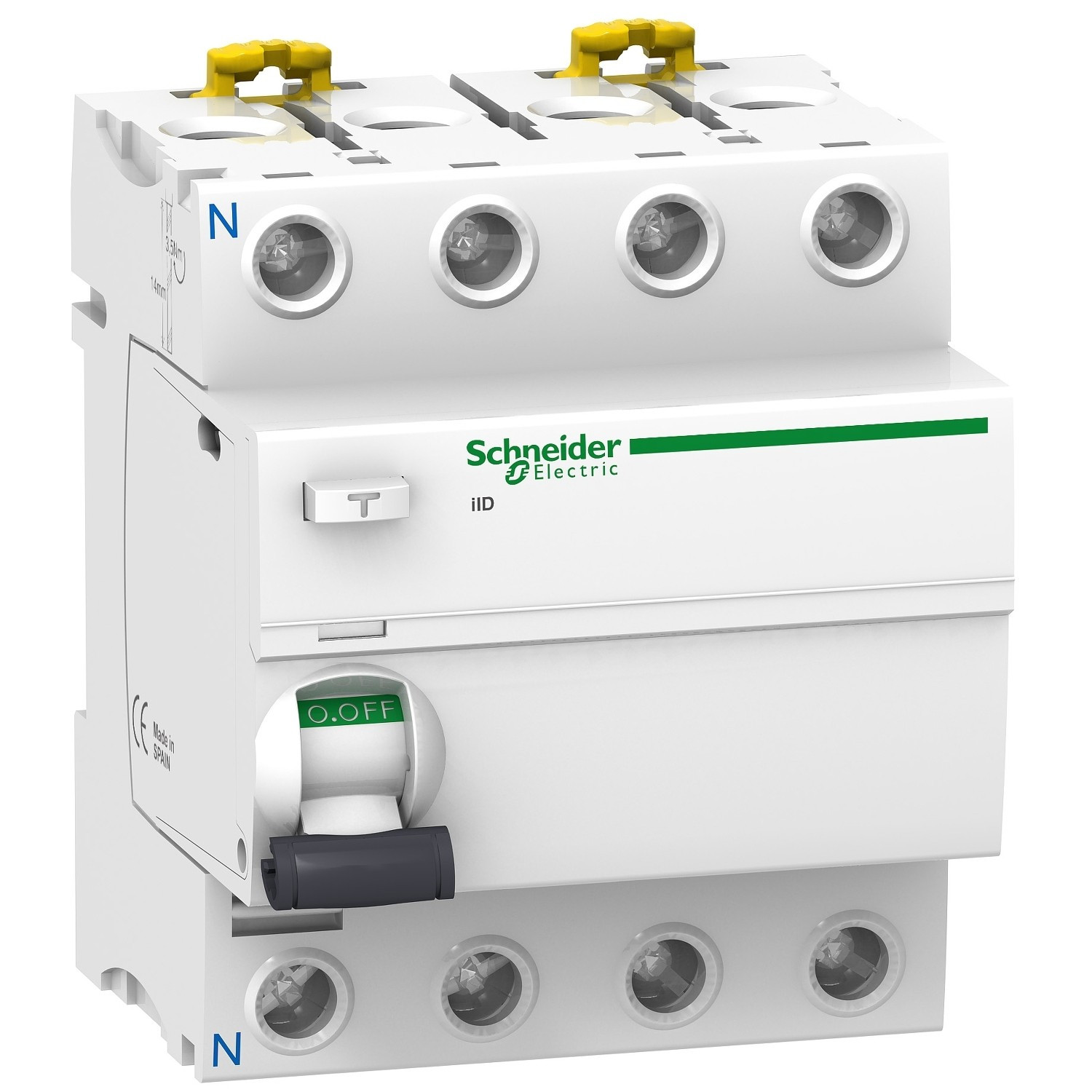 Interrupteur Différentiel Pur Type B 40A RCCB 1P+N 10kA 30mA 220V - Protection Électromagnétique DIN PR8HM