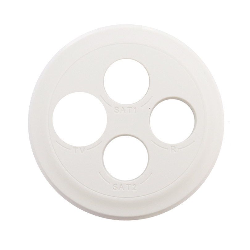 Enjoliveur Legrand 85775 Pour Prise TV-RD - Modèle SAGANE SILEX Blanc Moucheté - Neuf