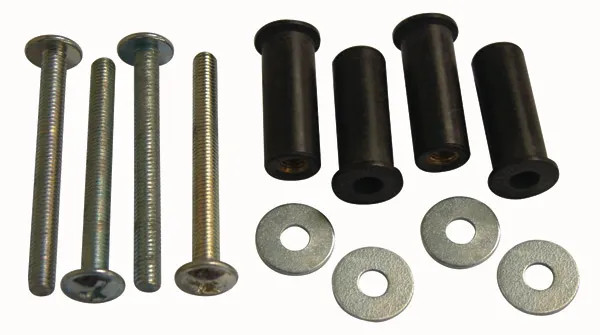 Kit De Support Pour Luminaire - 4 Barres Transversales 45 Mm Avec Vis - Acier Galvanisé - Jusqu'à 10 Kg