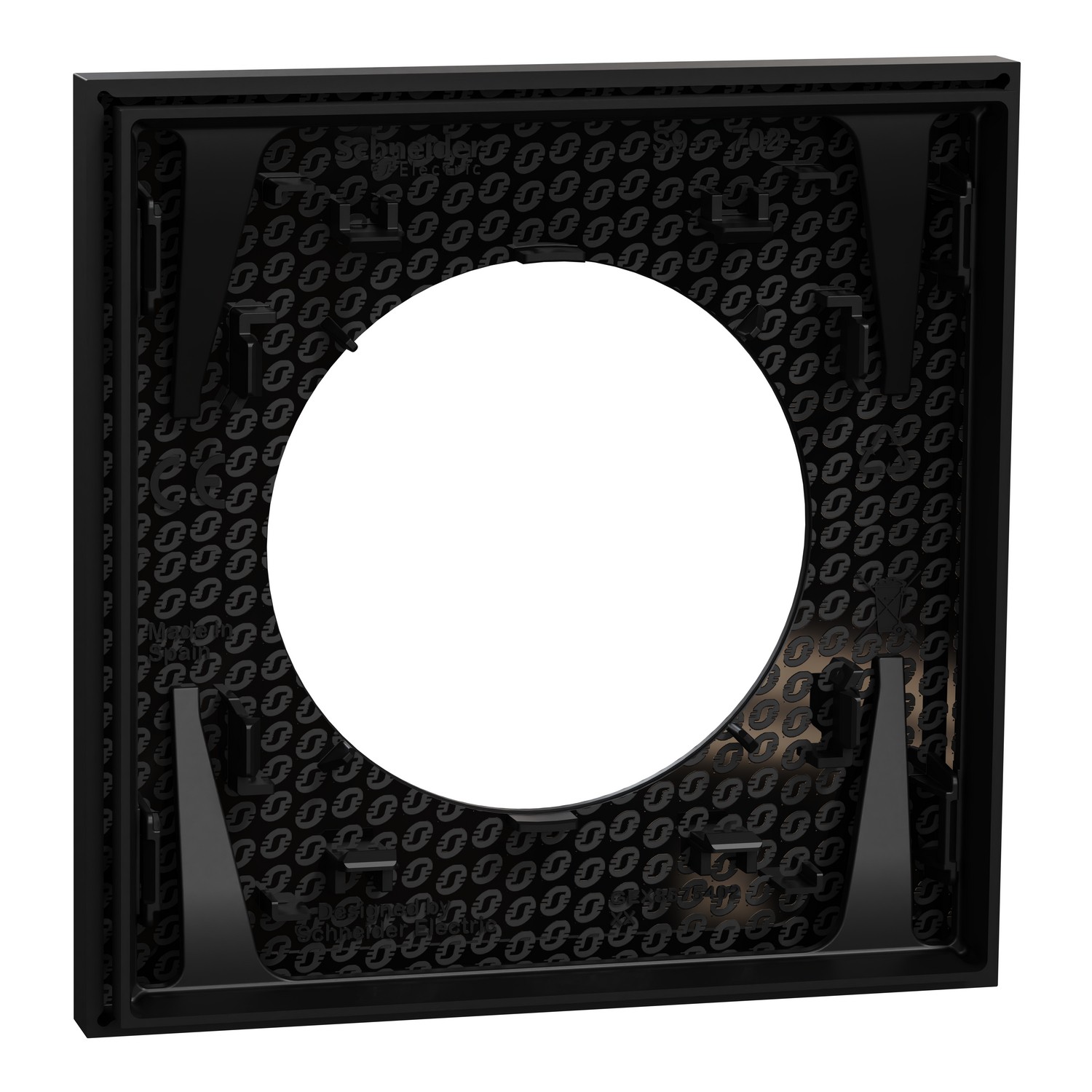 Plaque De Finition 1 Poste Espace Lumière Arnould - 1ère Génération - 80x80 Mm - Occasion Fonctionnelle