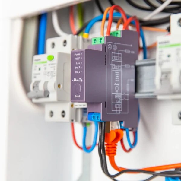 Z-Wave module connectée rail DIN 2x16A - SHELLY WAVE PRO 2