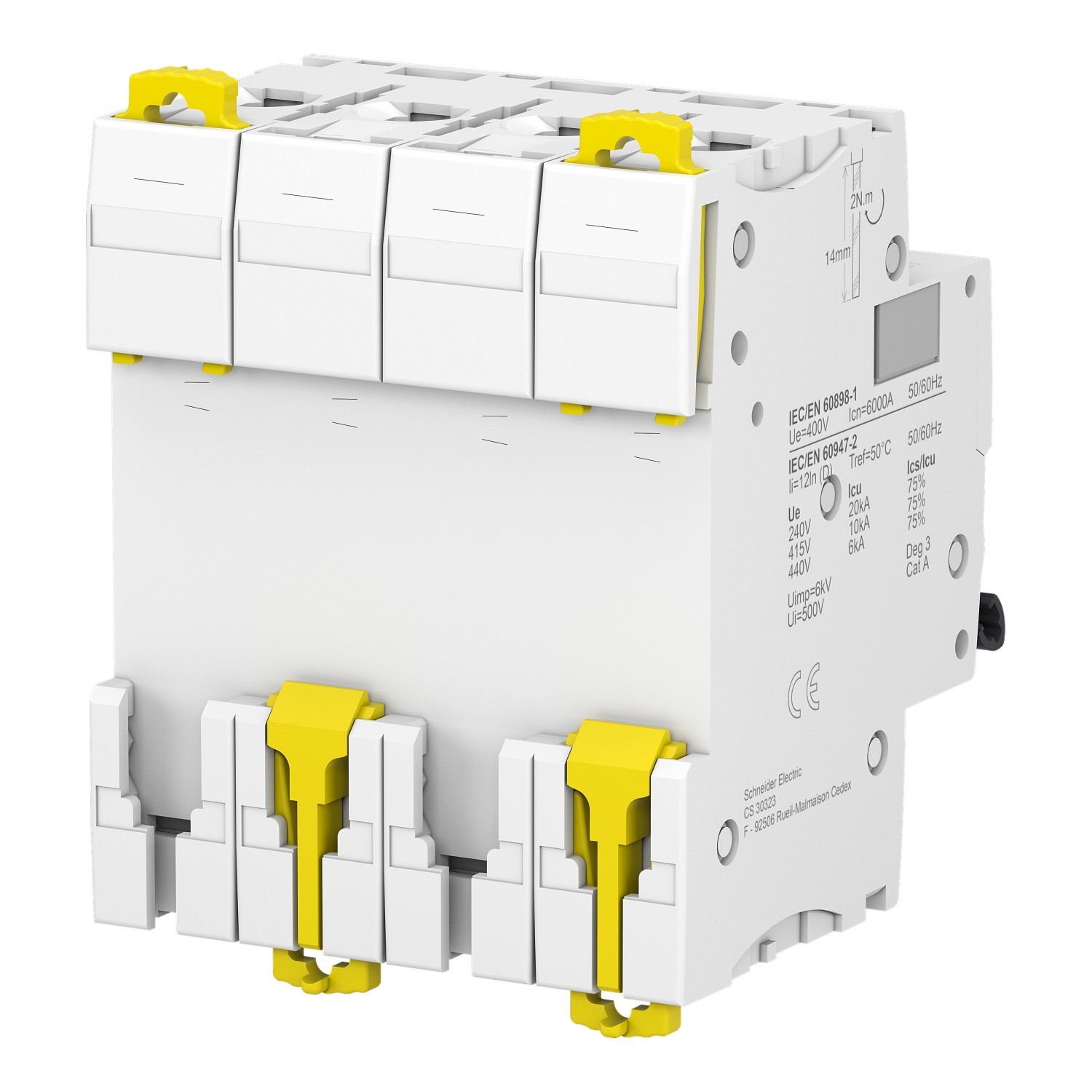 Schneider IC60N Disjoncteur 1P 20A Courbe D – Protection Fiable Pour Installation Électrique