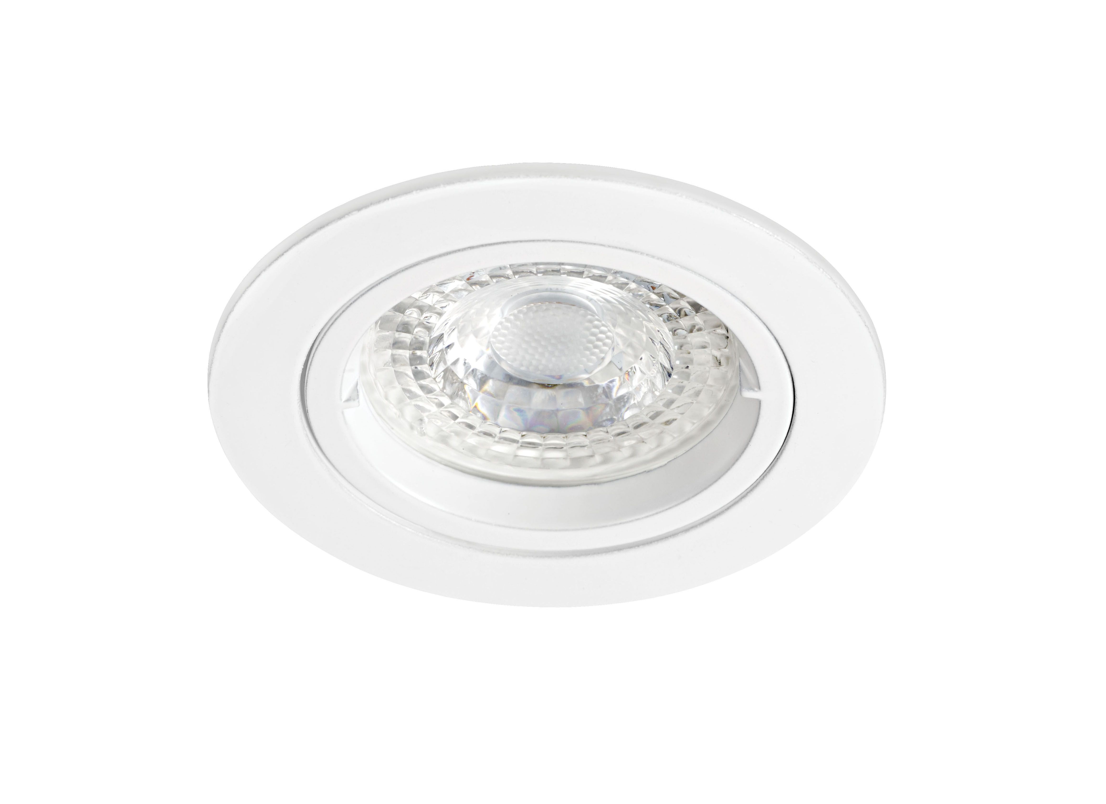 Spot LED GU10 6W 4000K rond SPEED 50 blanc ARIC 51169