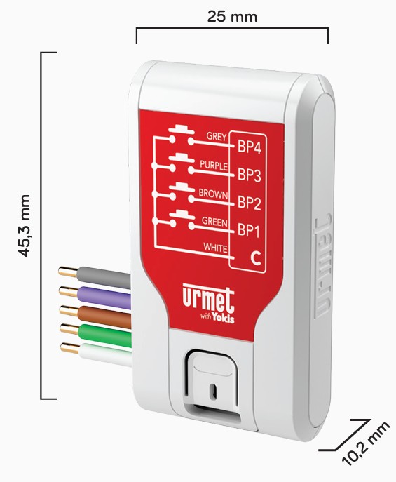 Emetteur ZIGBEE 3.0 encastrables 4 canaux - YOKIS E4BP-UP