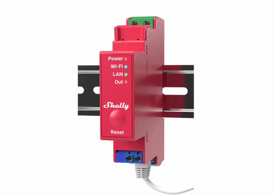 Module Wi-Fi rail DIN avec ME 2 canaux 16A SHELLY Pro 2PM