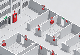 Alarmes incendie : les différents types de systèmes (Type 1 à 4, déclencheurs, diffuseurs, centrales)