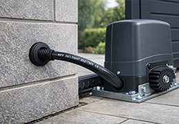 Installation électrique pour portail automatique : Normes et section de câble